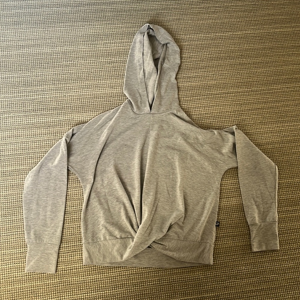 Terez Tween Knot Long Sleeve with Hood